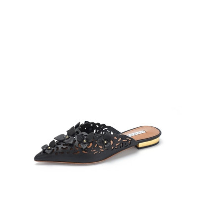 아쿠아주라 여성 플라워 뮬 - Aquazzura Womens Flower Mules - aqs5761x