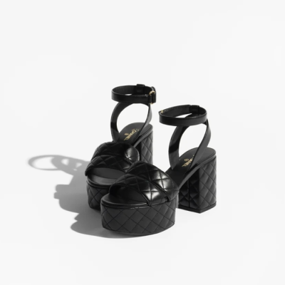 샤넬 여성 램스킨 샌들 - Chanel Womens Lambskin Sandal - chs5833x