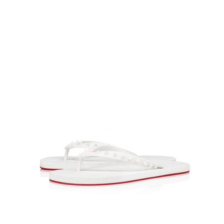 크리스찬 루부탱 남성 스파이크 플립플랍 슬라이드 - Christian Loubutin Mens Spikes Flip Flop Slides - cls5864x