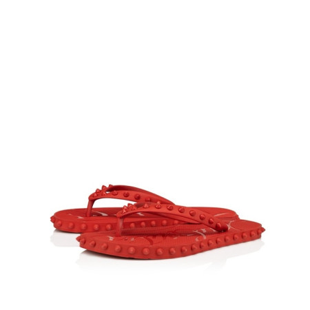 크리스찬 루부탱 남성 스파이크 플립플랍 슬라이드 - Christian Loubutin Mens Spikes Flip Flop Slides - cls5870x