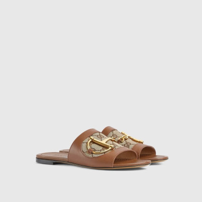구찌 여성 홀스빗 슬라이드 샌들 - Gucci Womens Horsebit Slide Sandals - gus5872x