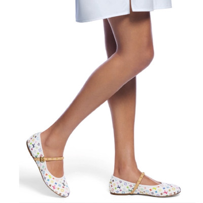 루이비통 여성 무라카미 리에디션 플랫 슈즈 - Louis vuitton Womens Murakami Re-edition Flat Shoses - lvs5900x