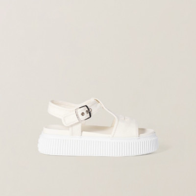 미우미우 여성 데님 플랫폼 샌들 - Miumiu Womens Denim Platform Sandals  - mis5946x