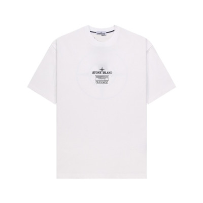 스톤아일랜드 남성 라운드 반팔 티셔츠 - Stone Island Mens Round Tshirt - stc6832x