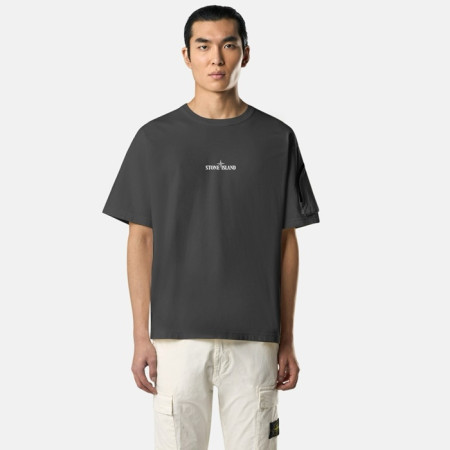 스톤아일랜드 남성 라운드 반팔 티셔츠 - Stone Island Mens Round Tshirt - stc6832x