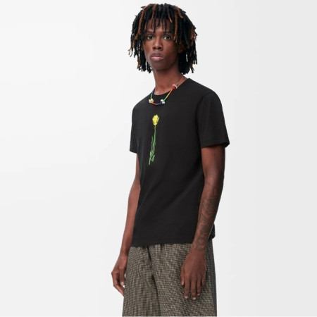 로에베 남성 라운드 반팔티 - Loewe Mens Round Tshirt - loc6871x