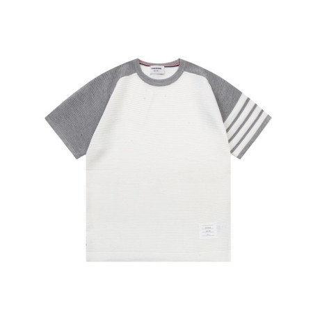 톰브라운 남성 라운드 반팔티 - Thom Browne Mens Round Tshirts - thc6882x
