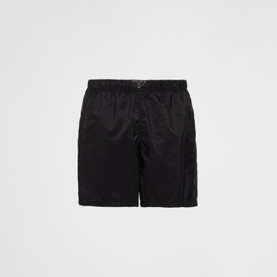프라다 남성 삼각 로고 쇼츠 - Prada Mens Shorts - prc6885x