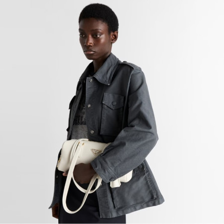 프라다 여성 미디엄 가죽 탑 핸들 백 1BB127 - Prada Womens Medium Leather Top Handle Bag - prb5714x