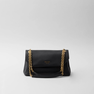 프라다 여성 두 미디움 숄더백 1BD371 - Prada Womens Doux Medium Leather Shoulder Bag - prb5718x