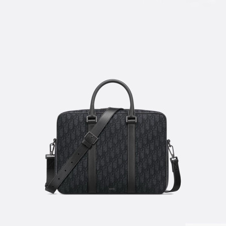 디올 남성 지퍼 브리프케이스 - Dior Mens Zipper Briefcase - dib5730x