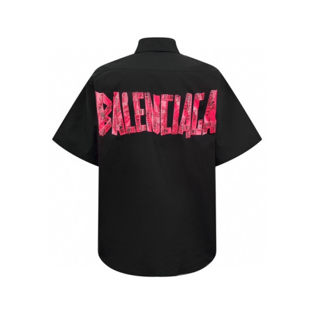 발렌시아가 남성 반팔 셔츠 - Balenciaga Mens Basic Shirts - bac6916x