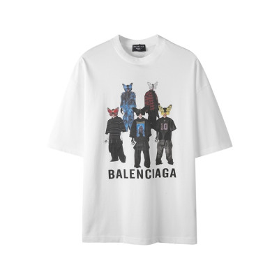 발렌시아가 남성 라운드 반팔 티셔츠 - Balenciaga Mens Round Tshirt - bac6939x