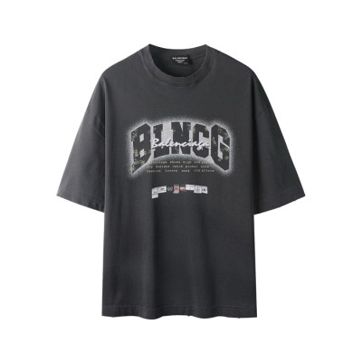 발렌시아가 남성 라운드 반팔 티셔츠 - Balenciaga Mens Round Tshirt - bac6942x
