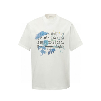 메종 마르지엘라 남성 라운드 반팔 티셔츠 - Maison Margiela Mens Round Tshirt - mac6982x