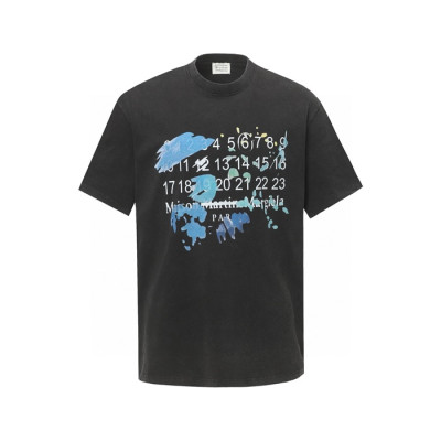 메종 마르지엘라 남성 라운드 반팔 티셔츠 - Maison Margiela Mens Round Tshirt - mac6983x