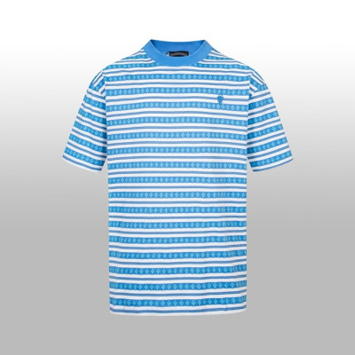 크롬하츠 남성 라운드 반팔티 - Chrom Hearts Mens Round Tshirt - chc6988x