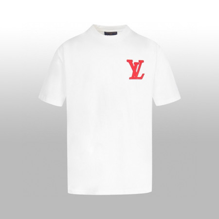 루이비통 남성 라운드 반팔 티셔츠 - Louis vuitton Mens Round Tshirt - lvc7002x