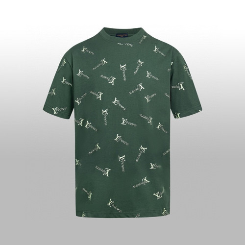루이비통 남성 라운드 반팔 티셔츠 - Louis vuitton Mens Round Tshirt - lvc7005x