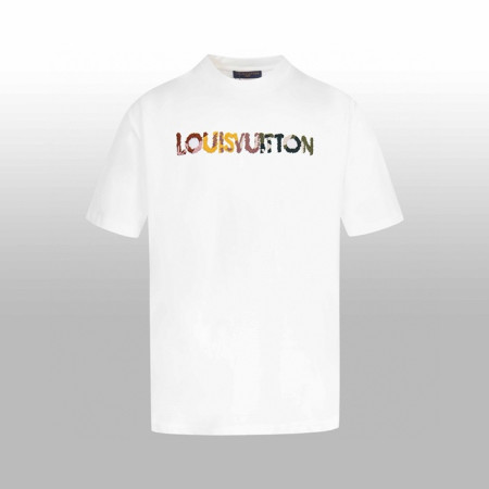 루이비통 남성 라운드 반팔 티셔츠 - Louis vuitton Mens Round Tshirt - lvc7007x