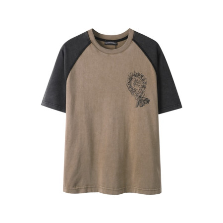 크롬하츠 남성 라운드 반팔티 - Chrom Hearts Mens Round Tshirt - chc7029x