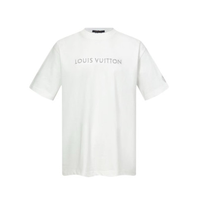 루이비통 남성 라운드 반팔 티셔츠 - Louis vuitton Mens Round Tshirt - lvc7044x