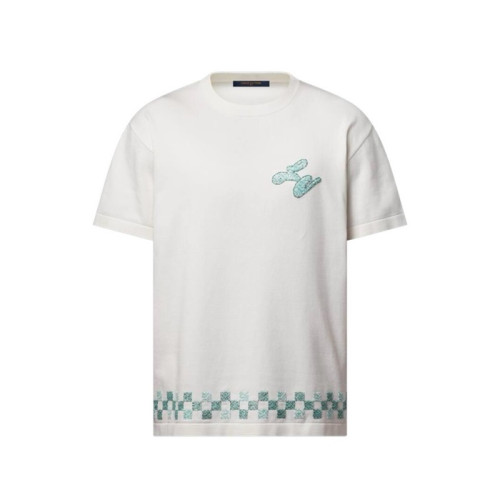 루이비통 남성 라운드 반팔 티셔츠 - Louis vuitton Mens Round Tshirt - lvc7053x