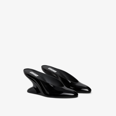 알라이아 여성 Curve 웨지 뮬 - Alaia Womens Curve Wedge Mules - als5997x