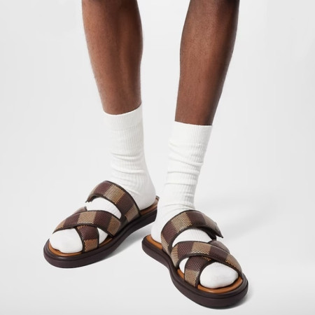 루이비통 남성 LV 베니스 뮬 - Louis vuitton Mens LV Venice Mules - lvs6010x