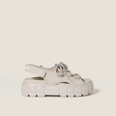 미우미우 여성 청키 네오프렌 샌들 - Miumiu Womens Chunky Neoprene Sandals - mis6012x