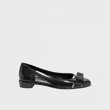 페라가모 여성 바리나 발레리나 플랫 슈즈 - Salvatore Ferragamo Womens Varina Amaretti Flat Shoes - fes6017x