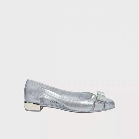 페라가모 여성 바리나 발레리나 플랫 슈즈 - Salvatore Ferragamo Womens Varina Amaretti Flat Shoes - fes6018x