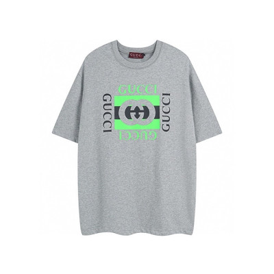 구찌 남성 라운드 반팔티 - Gucci Mens Round Tshirt - guc7091x