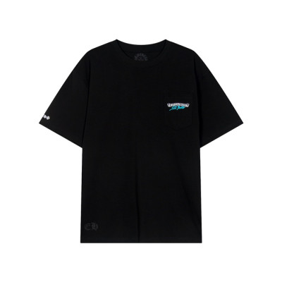 크롬하츠 남성 라운드 반팔티 - Chrom Hearts Mens Round Tshirt - chc7099x