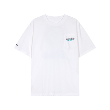 크롬하츠 남성 라운드 반팔티 - Chrom Hearts Mens Round Tshirt - chc7100x