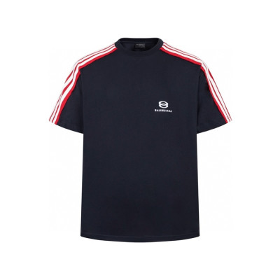 발렌시아가 남성 라운드 반팔 티셔츠 - Balenciaga Mens Round Tshirt - bac7113x