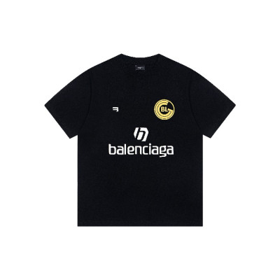 발렌시아가 남성 라운드 반팔 티셔츠 - Balenciaga Mens Round Tshirt - bac7130x