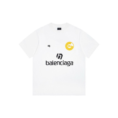 발렌시아가 남성 라운드 반팔 티셔츠 - Balenciaga Mens Round Tshirt - bac7131x