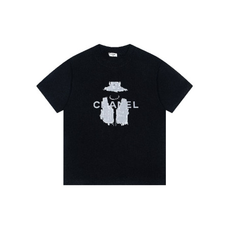 샤넬 남/녀 라운드 반팔티 - Chanel Unisex Round Tshirt - chc7132x