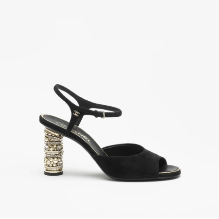 샤넬 여성 미들힐 슬링백 - Chanel Womens Middle Heel Slingback - chs6053x