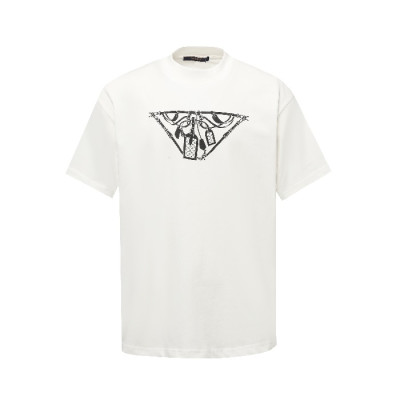 루이비통 남성 라운드 반팔티 - Louis vuitton Mens Round Tshirt - lvc7176x