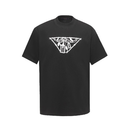 루이비통 남성 라운드 반팔티 - Louis vuitton Mens Round Tshirt - lvc7177x