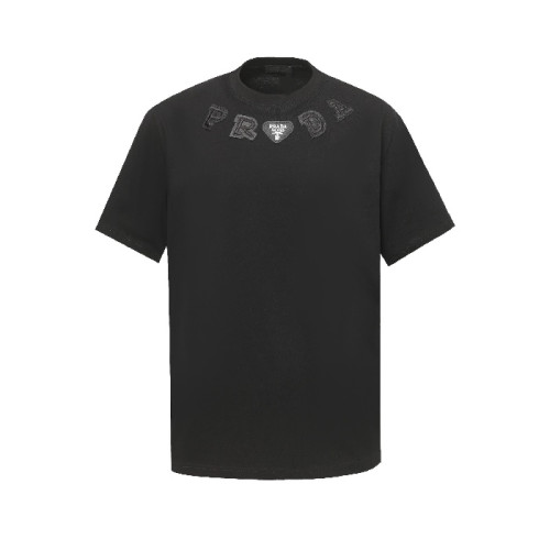 프라다 남성 라운드 반팔티 - Prada Mens Round Tshirt - prc7183x