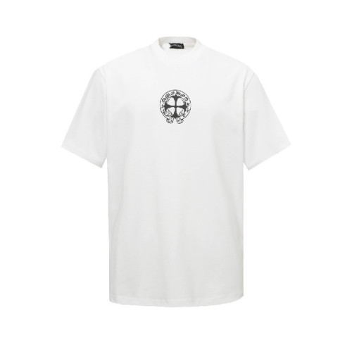 크롬하츠 남성 라운드 반팔티 - Chrom Hearts Mens Round Tshirt - chc7185x