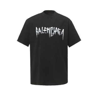 발렌시아가 남성 라운드 반팔 티셔츠 - Balenciaga Mens Round Tshirt - bac7193x