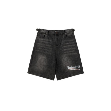발렌시아가 남성 데님 쇼츠 - Balenciaga Mens Denim Shorts - bac7200x