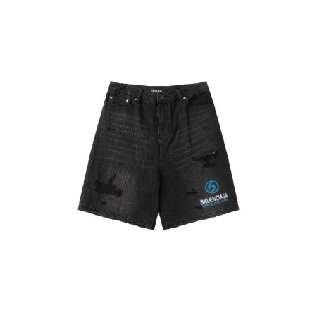 발렌시아가 남성 데님 쇼츠 - Balenciaga Mens Denim Shorts - bac7202x