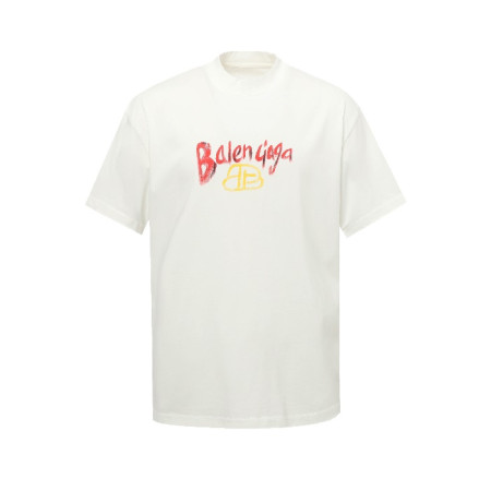 발렌시아가 남성 라운드 반팔 티셔츠 - Balenciaga Mens Round Tshirt - bac7209x