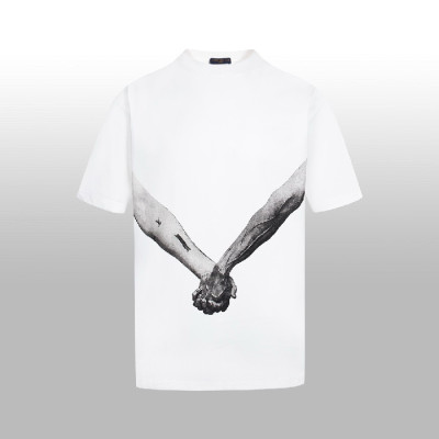 루이비통 남성 라운드 반팔티 - Louis vuitton Mens Round Tshirt - lvc7213x