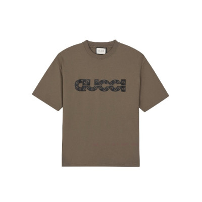구찌 남성 라운드 반팔티 - Gucci Mens Round Tshirt - guc7229x
